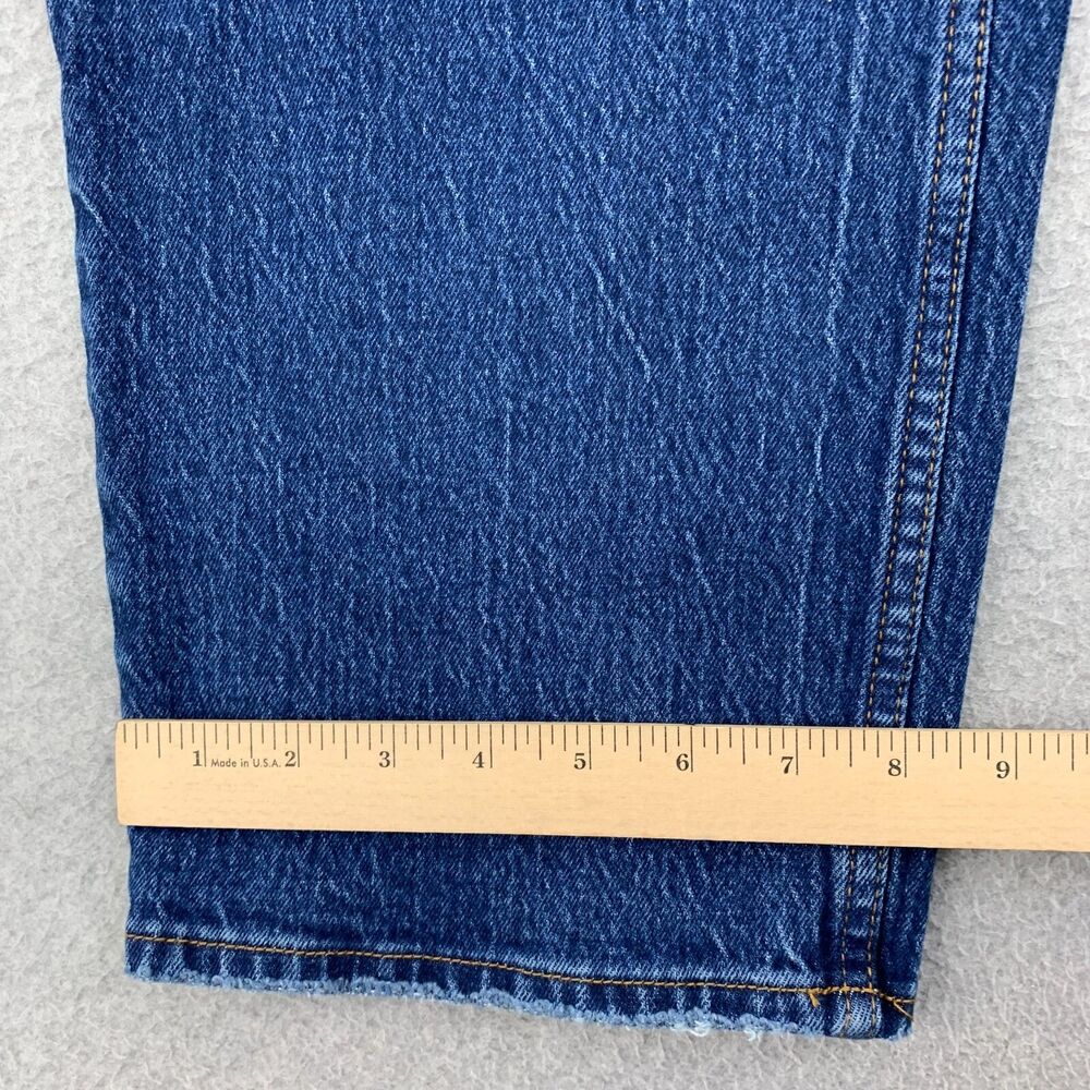 Abercrombie & Fitch Jeans 35/20R 90s Straight Ultra High Rise Stretch Denim - Picture 4 of 16